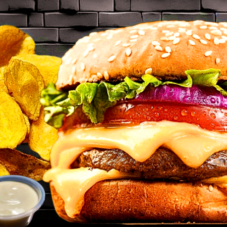 Res Burger Double Queso