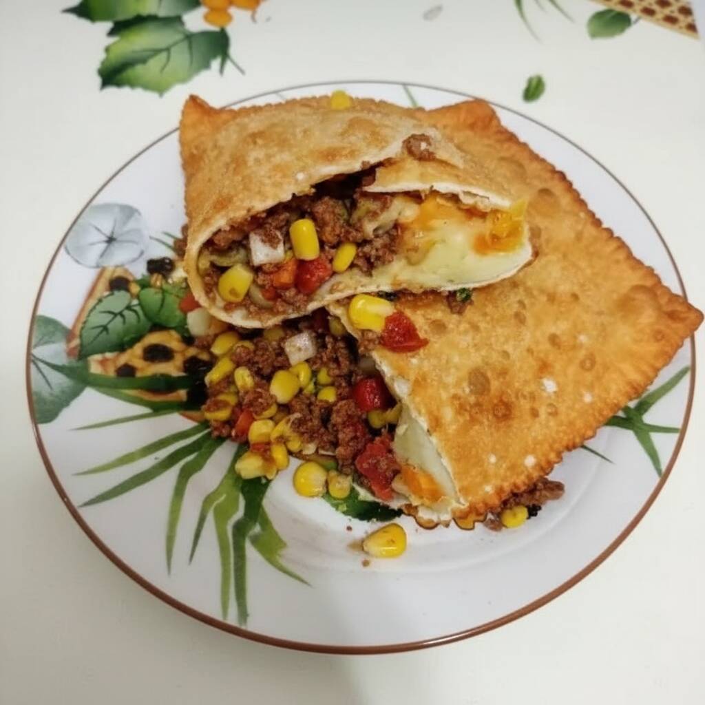 Carne bovina, mussarela, bacon, palmito, milho, azeitona, cheddar.