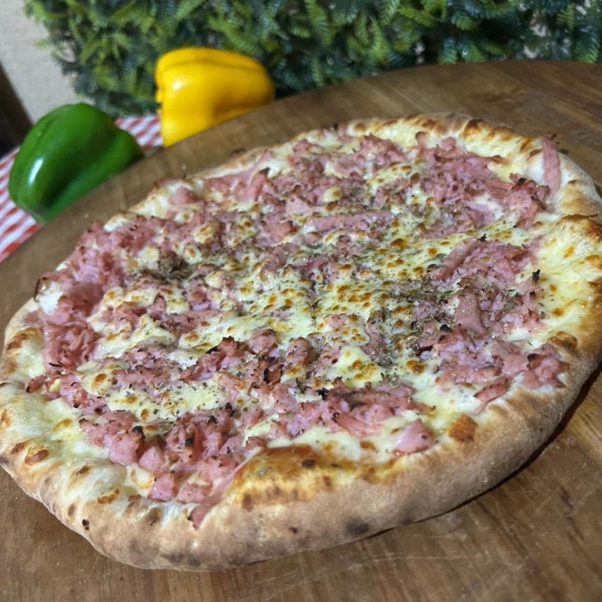 Pizza com até 2 sabores e 8 fatias