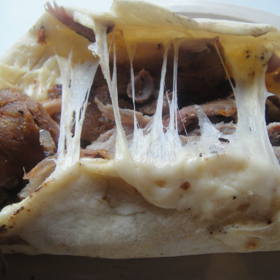 TACO ARABE CON QUESO