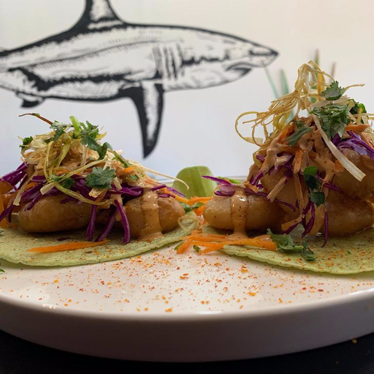 Combo Tacos Pescado + Agua  Individual