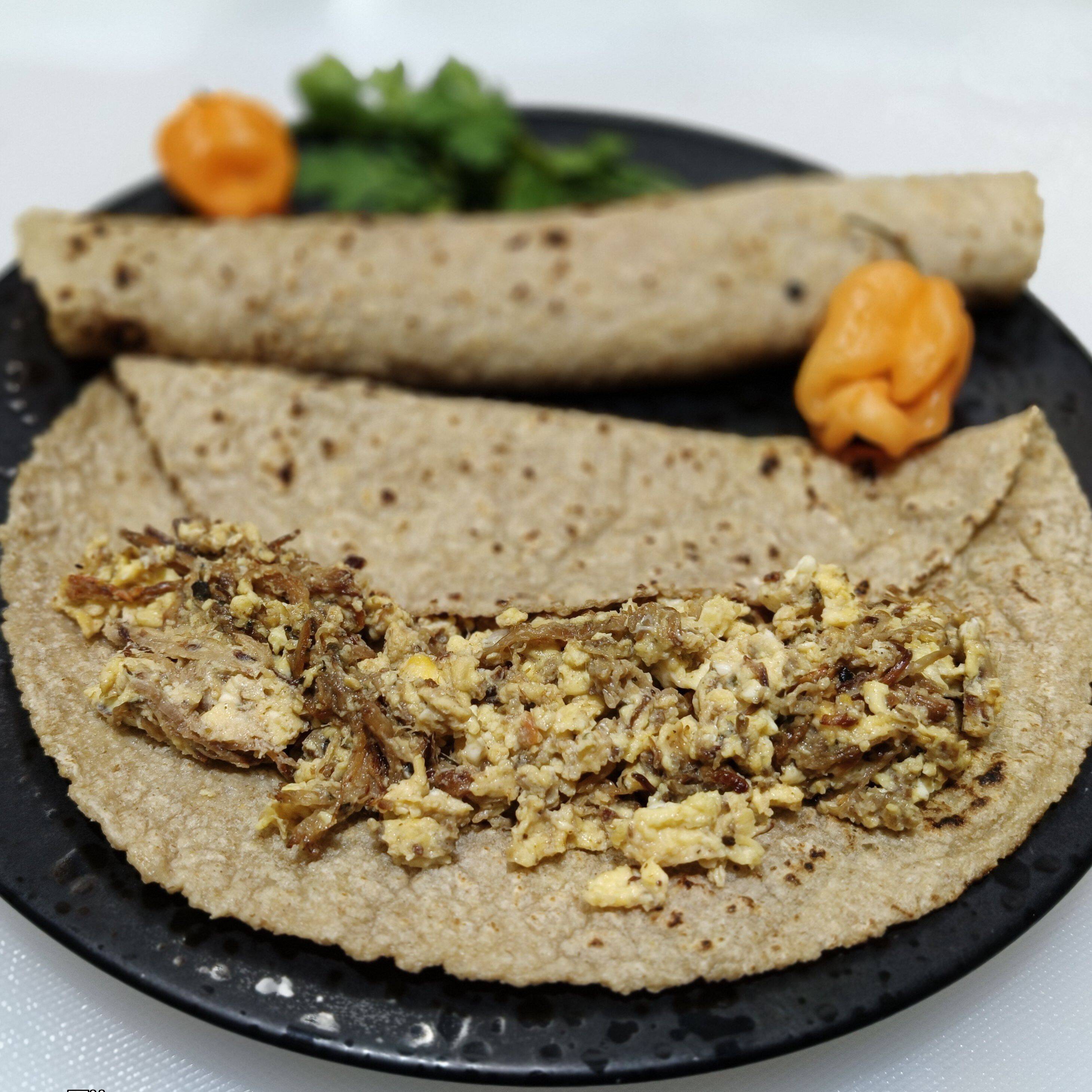Burrito de Machaca con Huevo