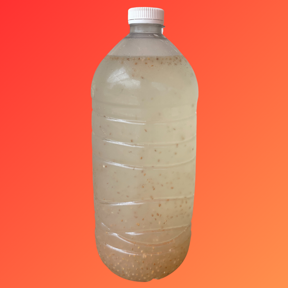 Agua de limon con chia