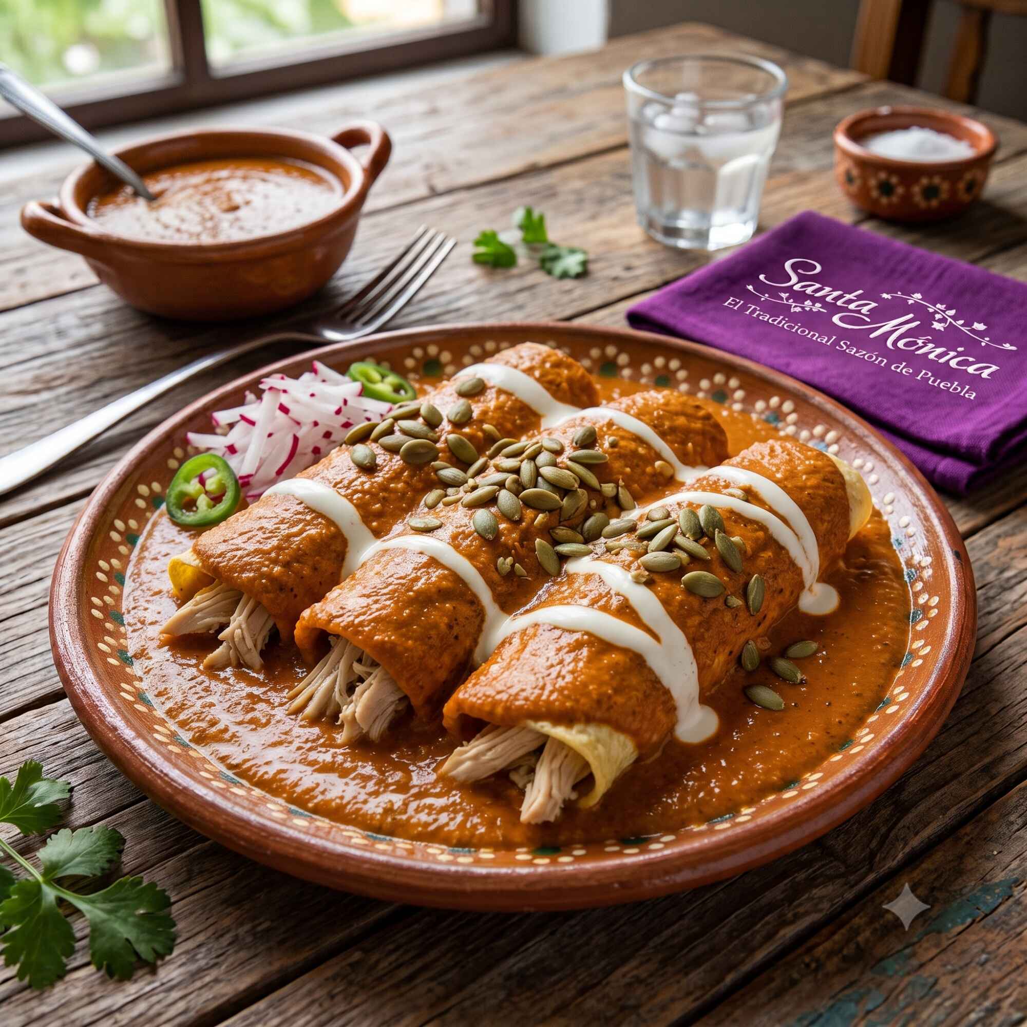 Enchiladas 3 Moles 3 Pzs