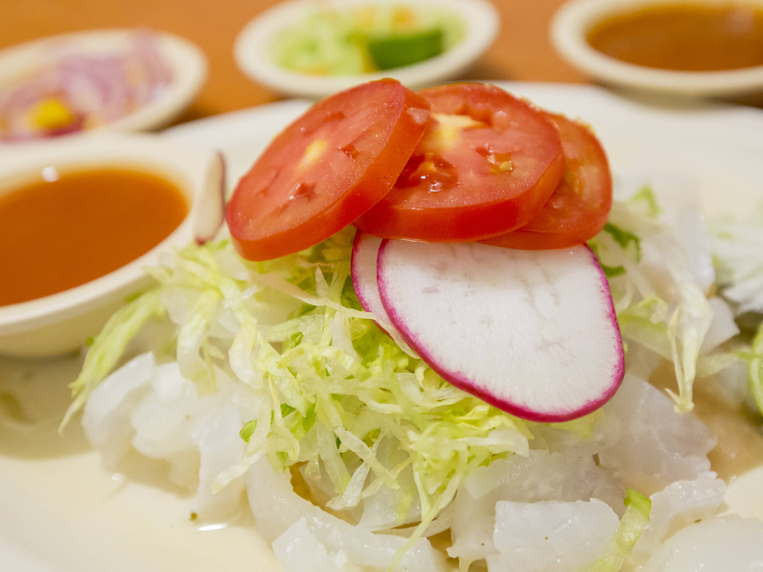 Tostada de cueritos.