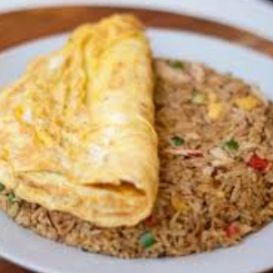 Chaufa con Tortilla de Verdura
