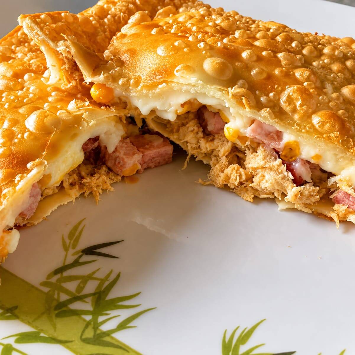 Frango, Bacon, Milho e Catupiry