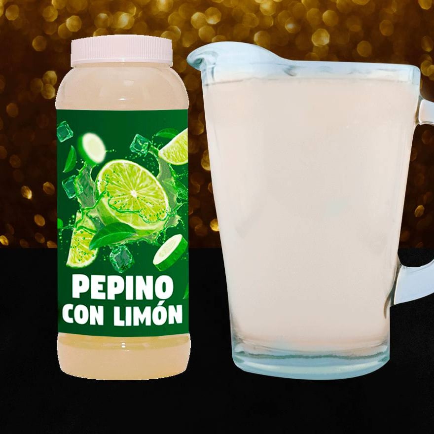 Agua De Pepino con Limón 1 L