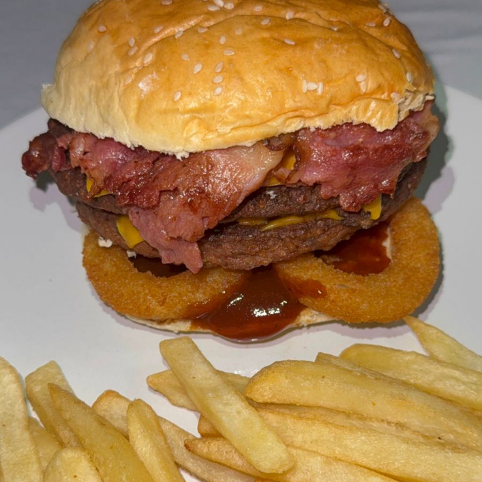 HAMBURGUESA DOBLE WESTER BACON