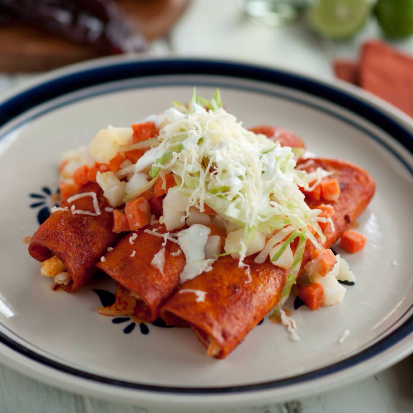 Taquitos rojos