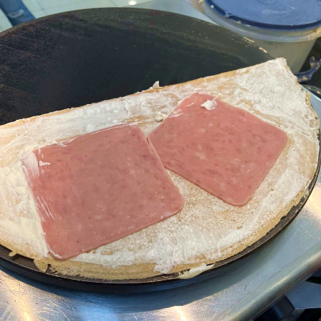 Crepa de Philadelphia y Jamón