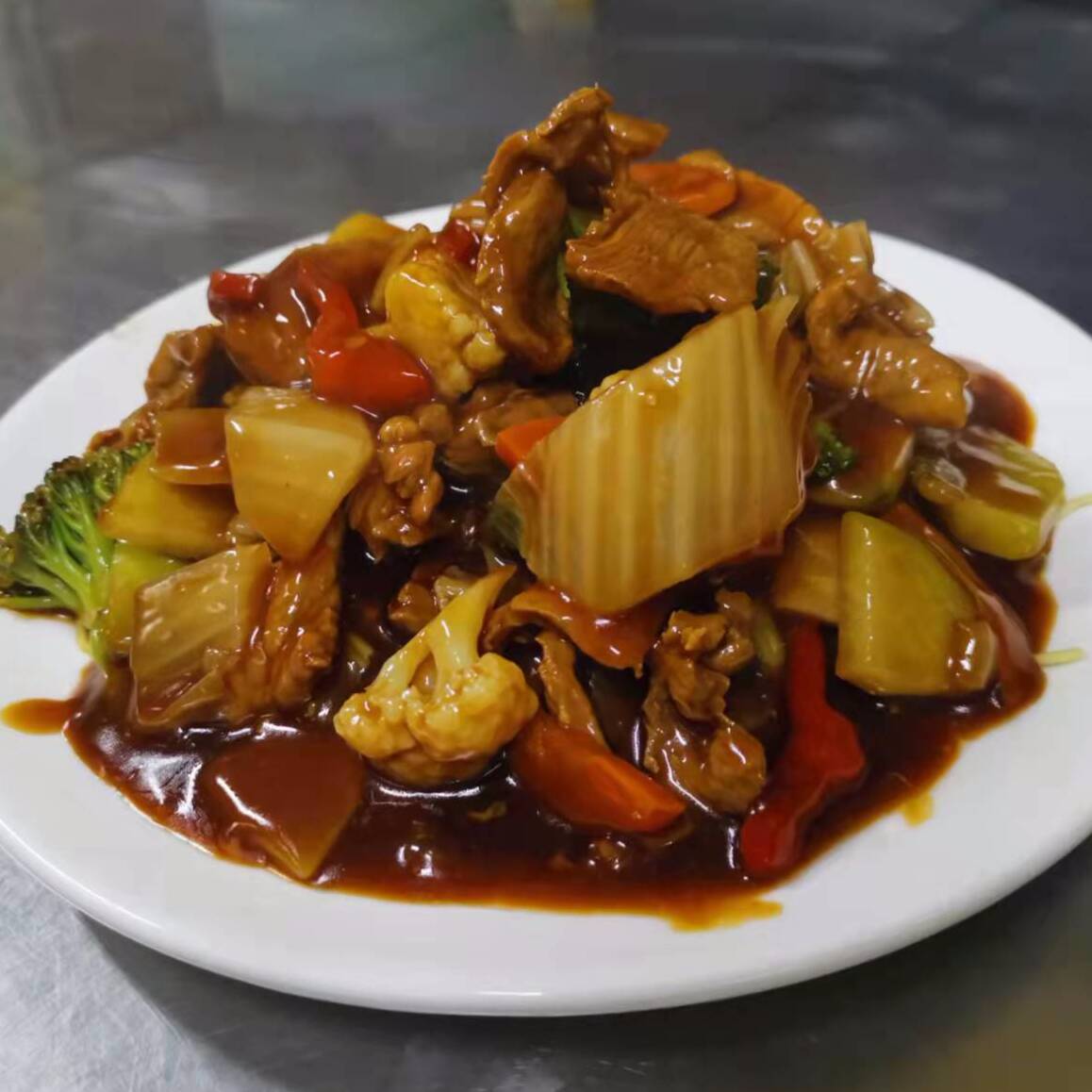 Chop Suey salsa con Cerdo