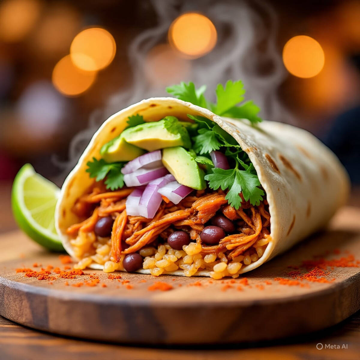 Burrito de Pollo Búfalo