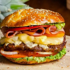 Hamburguesa Hawaiana