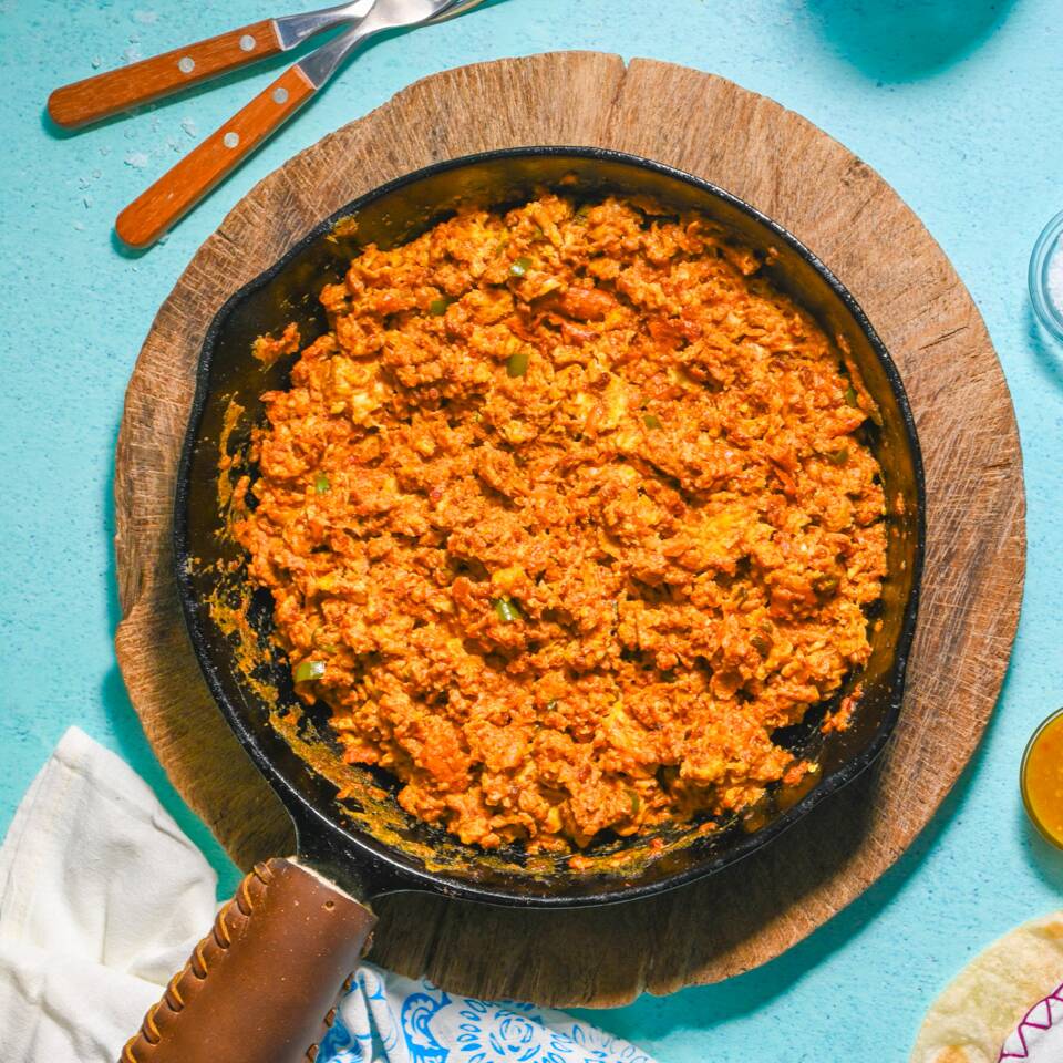 Huevos con chorizo