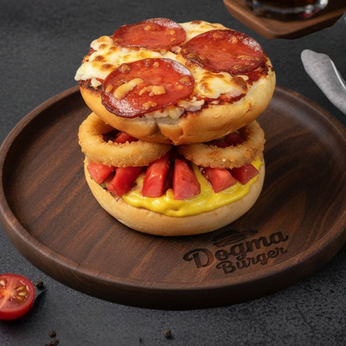 La Hamburpizza Peperoni