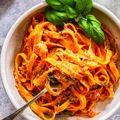 FETTUCINI CREMOSO AL MORRON (Pet Friendly)