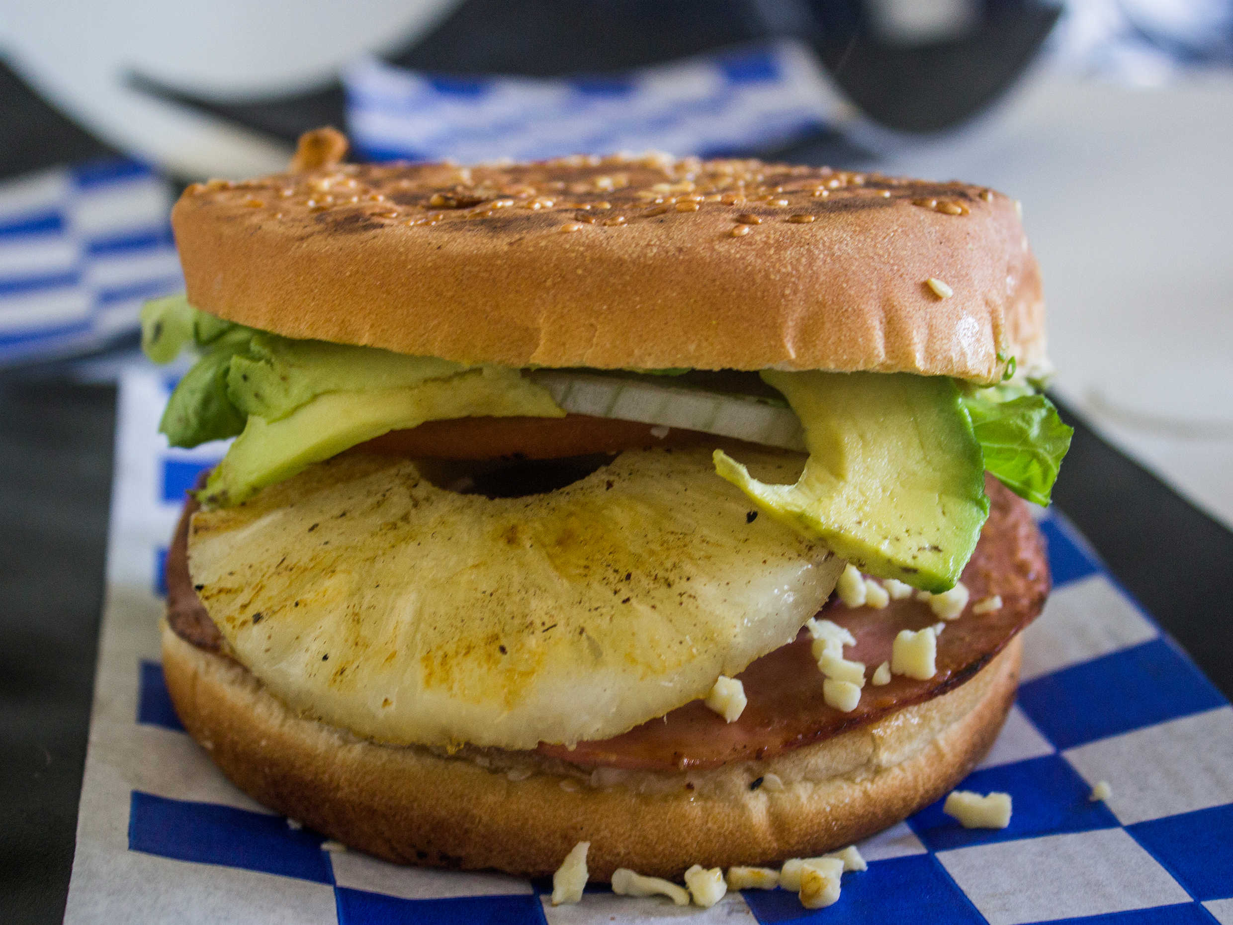 Hamburguesa Hawaiana