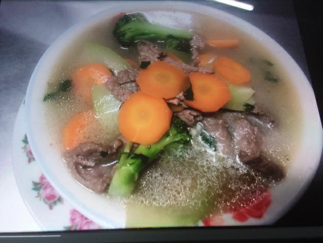Sopa con Carne de Res