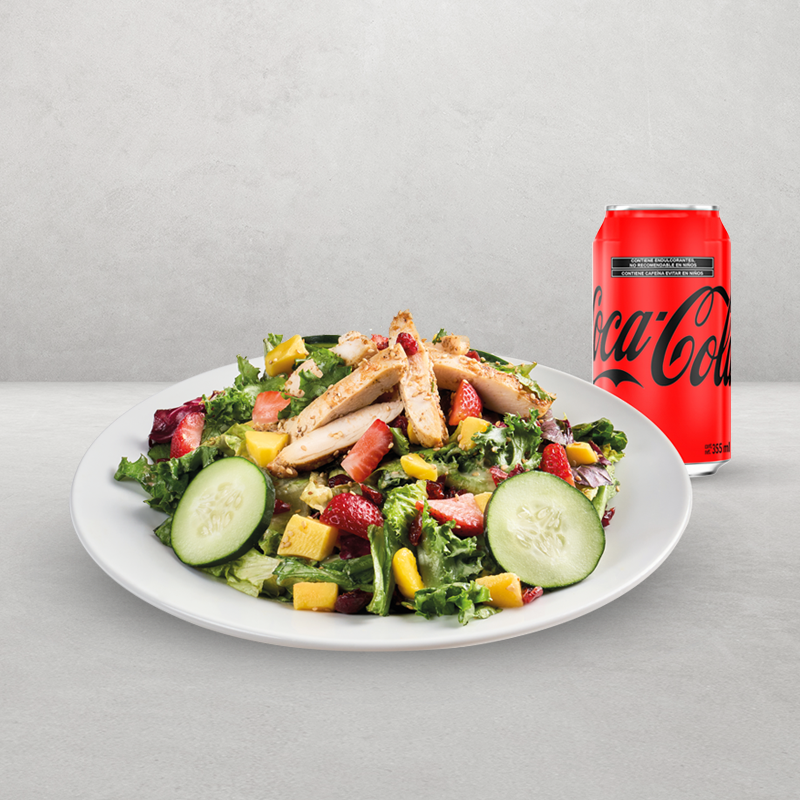 Combo Tropical Chicken Salad +Refresco