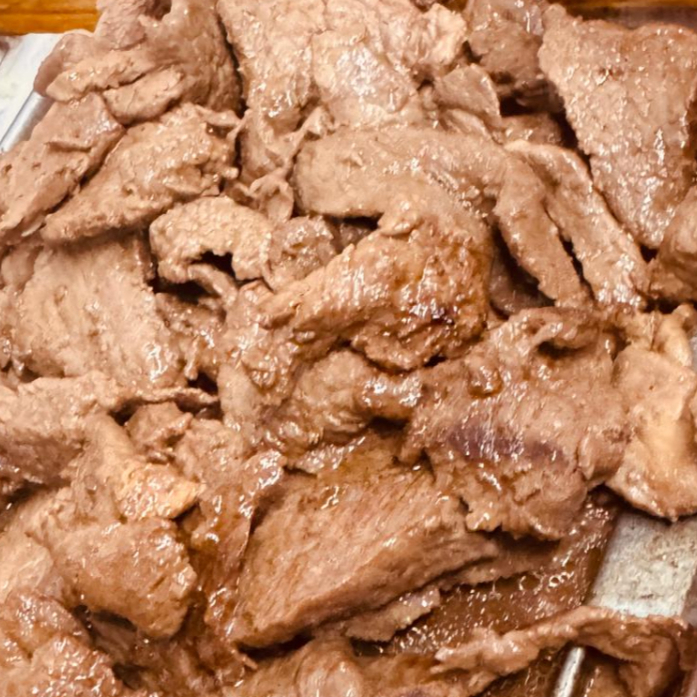 Opção de porção inteira ou 1/2 porção.