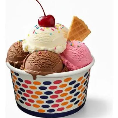 Vaso Con Helado
