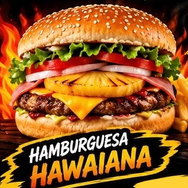 Hamburguesa Hawaiana