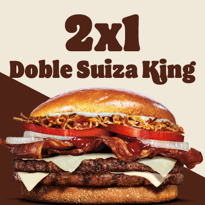2 x 1 Whopper Swiss King
