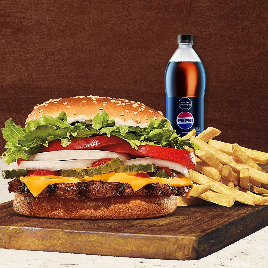 Combo Whopper® con Queso