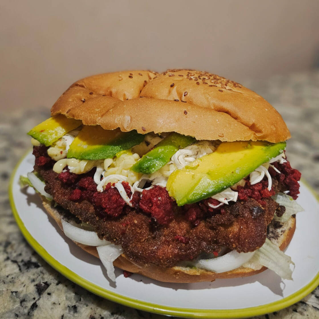 Torta Tolqueña (Milanesa, Chorizo, Quesillo)