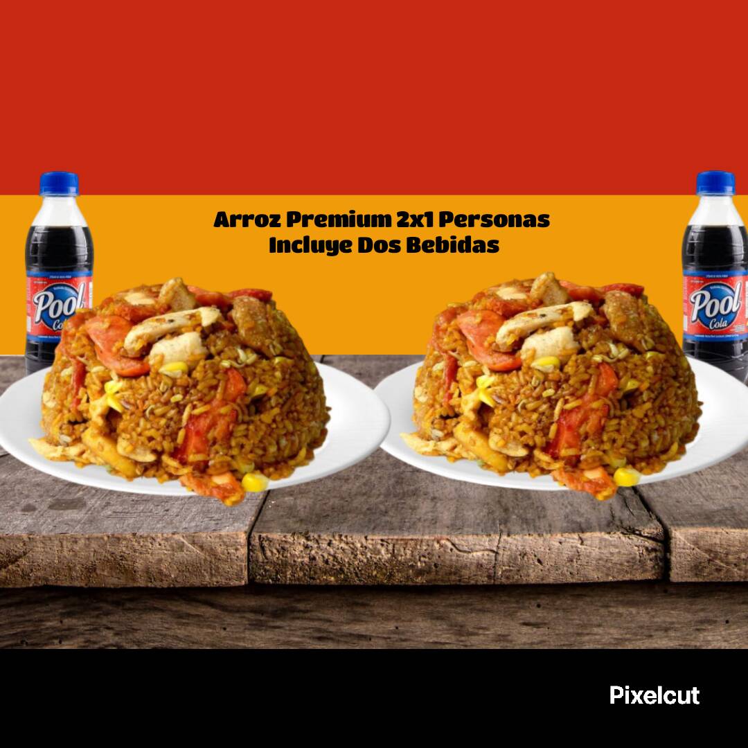 Arroz Premium 2x1 Personas Incluye Dos Bebidas