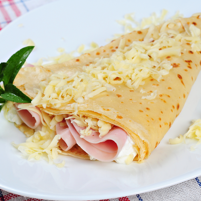 Crepa Jamon y Queso