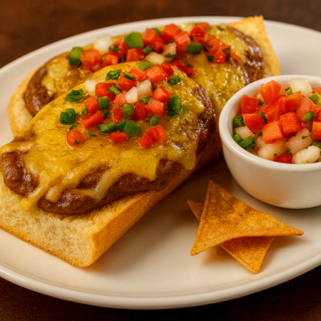 Molletes con Queso Manchego 🥖🧀