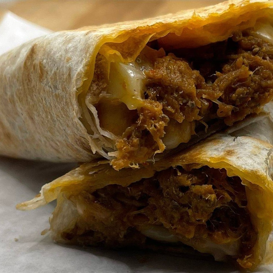 Burrito deshebrada
