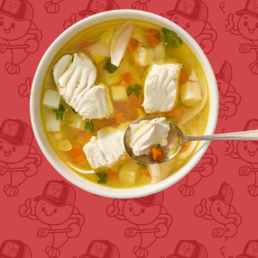 Caldo De Filete De Pescado 1/2