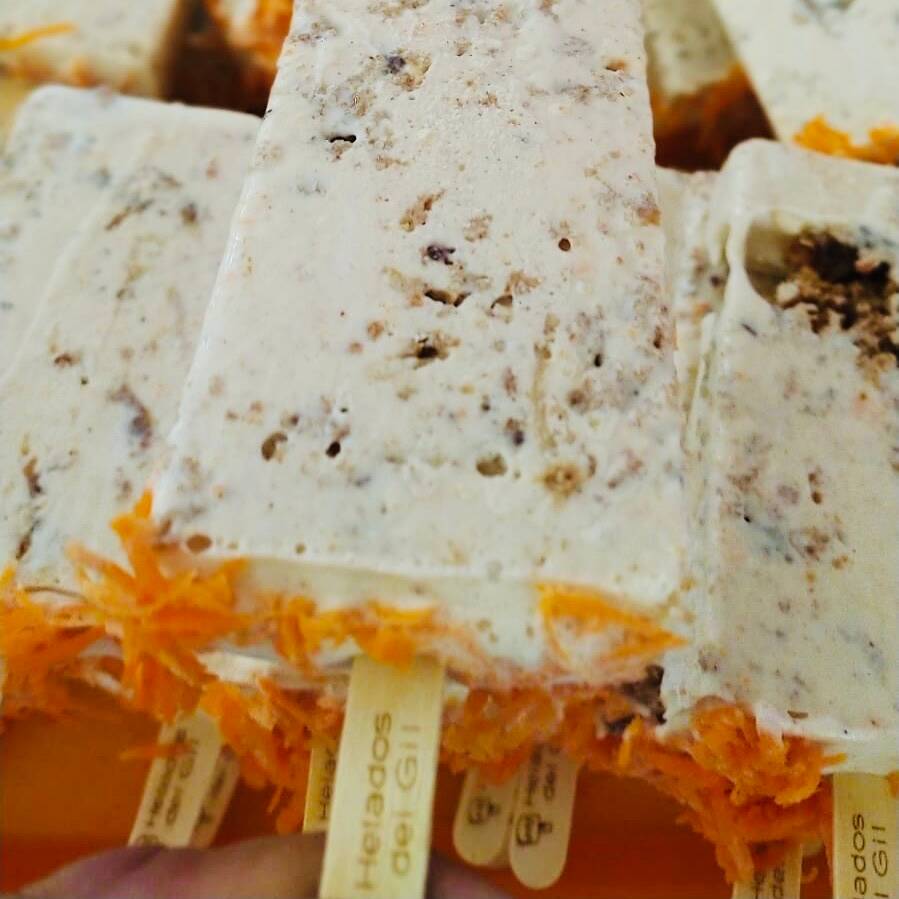 Paleta de Pastel de Zanahoria
