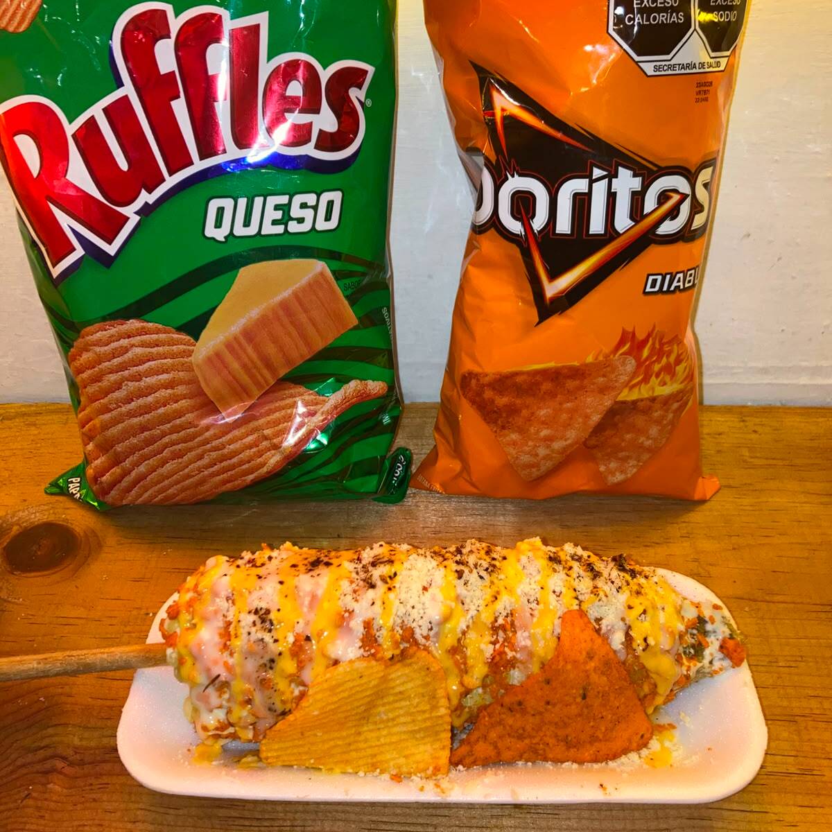 ELOTAXO (empanizado con Doritos Nachos)