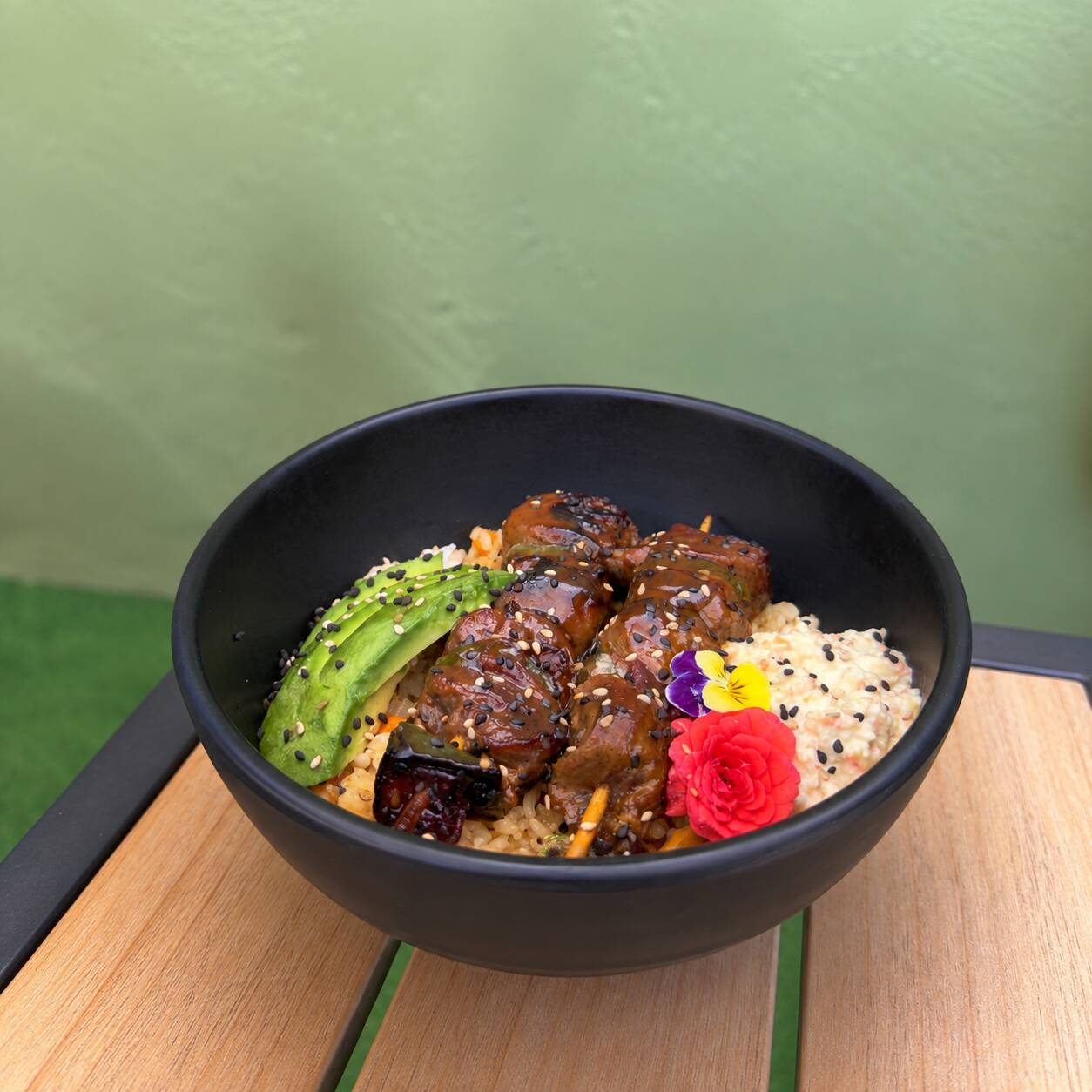 Yakimeshi de Arrachera