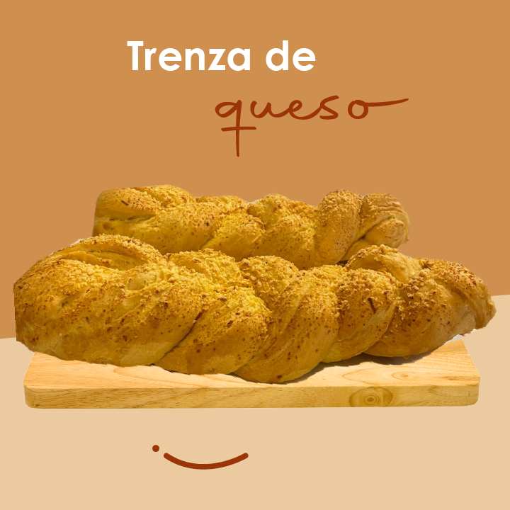 Trenza salada con Queso