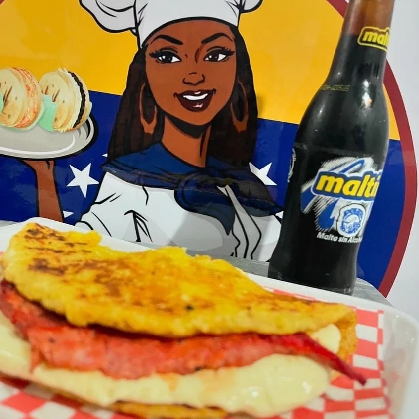Cachapa queso tocineta