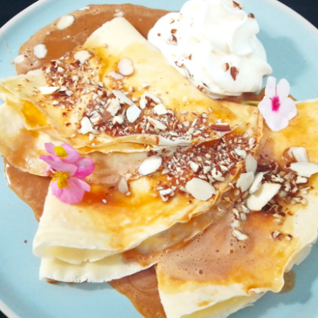 Crepa Dulce de Cajeta y Nuez