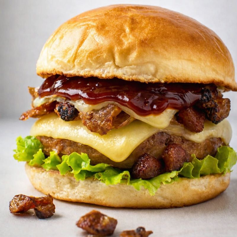 Dois Hambúrgueres Bacon+ 200g Batata Frita
>>>> ALGUNS ITENS PODEM CHEGAR COM TEMPERATURA DIFERENTE POR CONTA DO TEMPO DE ENTREGA <<<<<