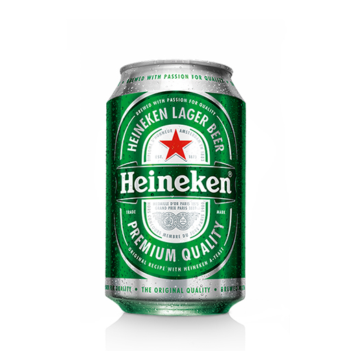 Cerveza heineken en lata