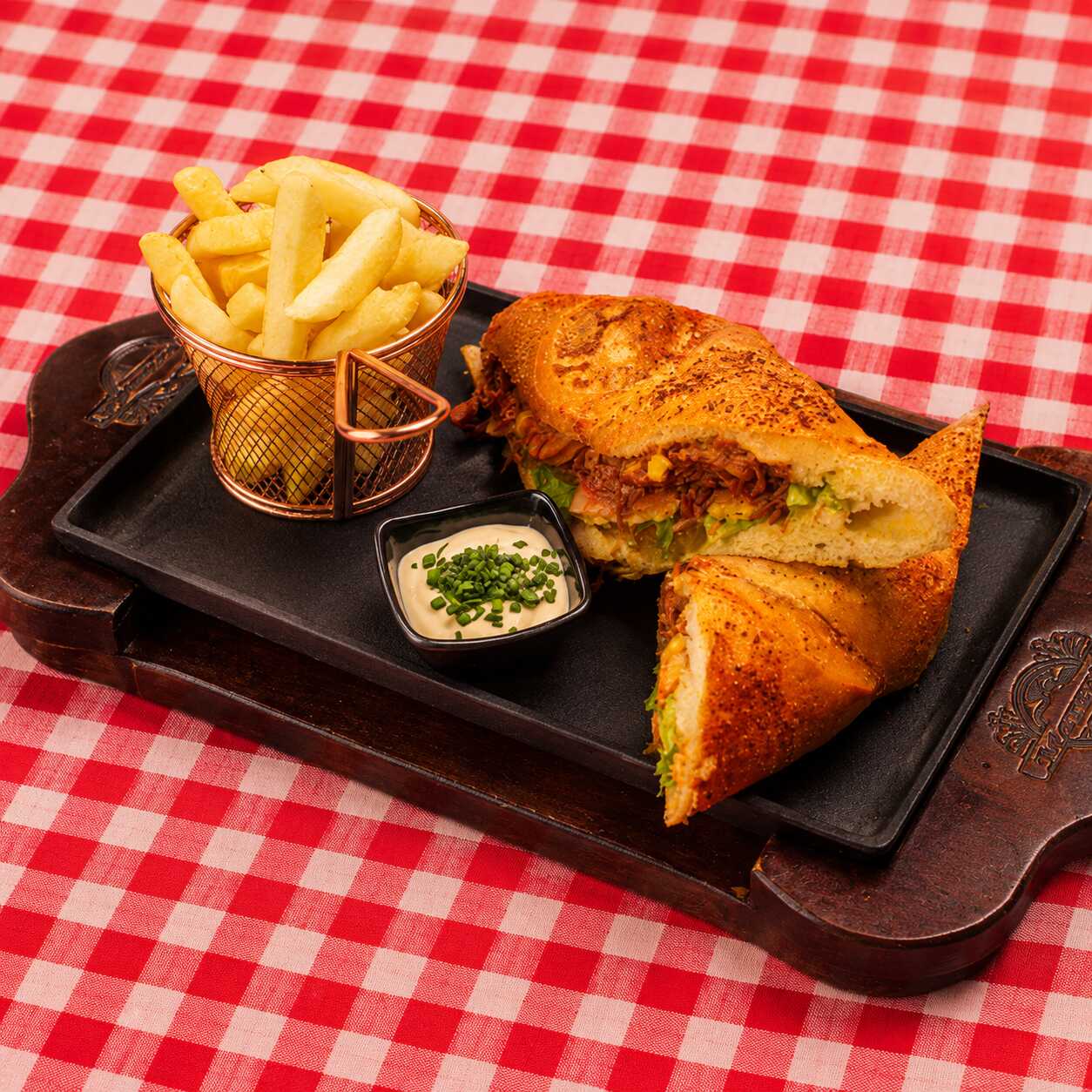 Sándwich Ropa Vieja