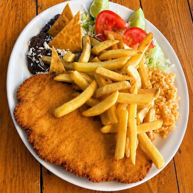 Milanesa con Papas