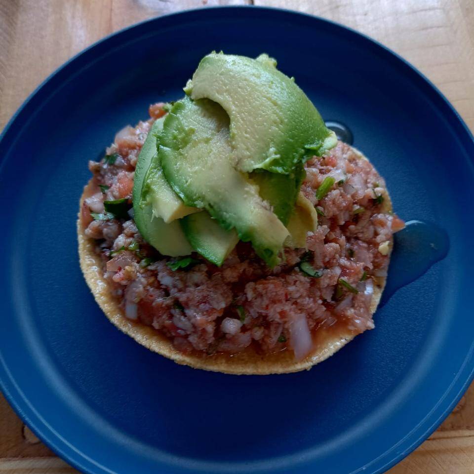Tostada de Ceviche