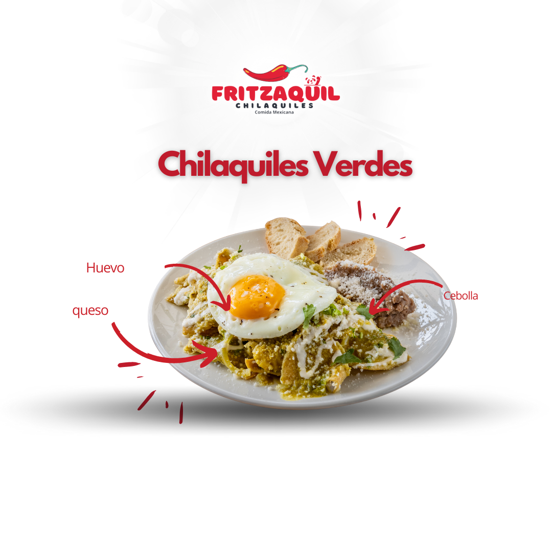 Chilquiles Verdes con Res y Huevo