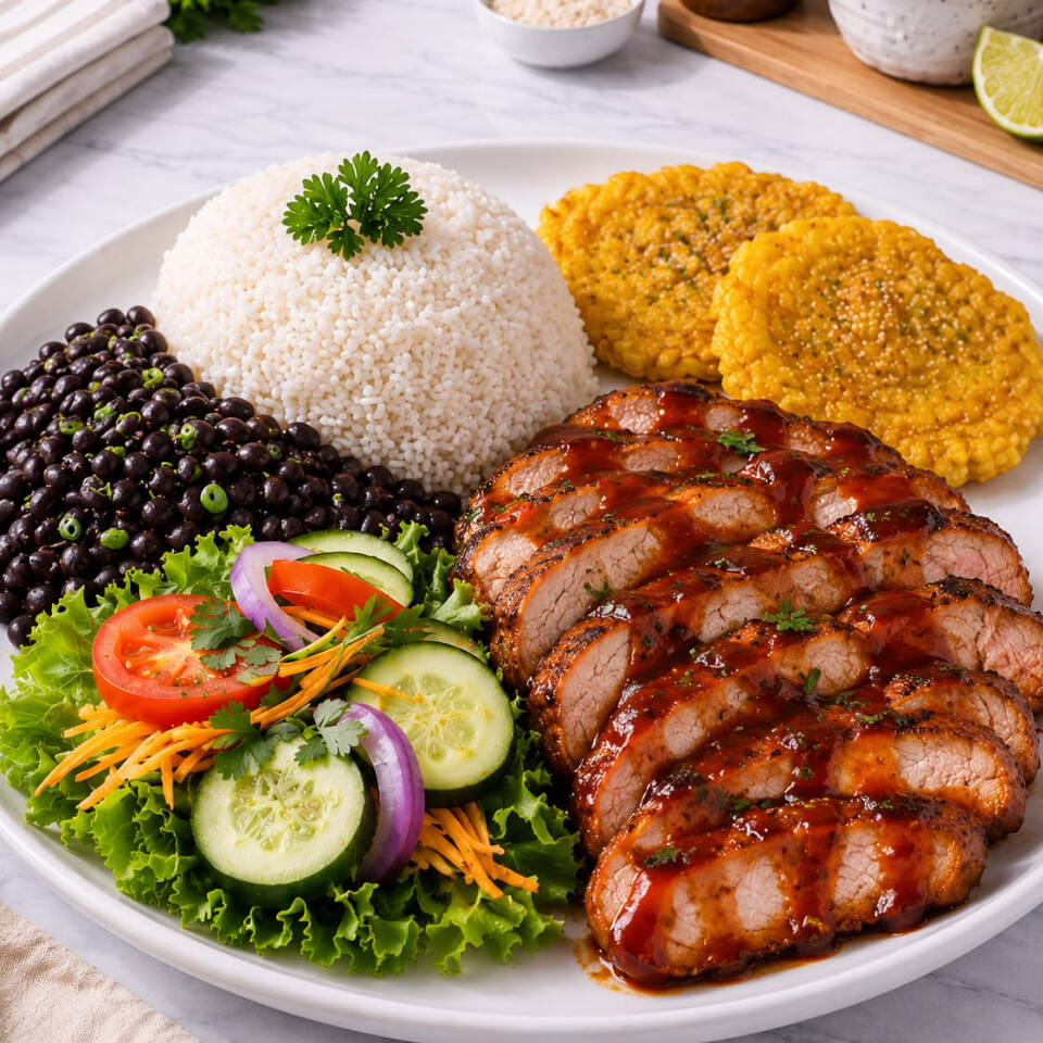 Lomo de Cerdo en Salsa BBQ