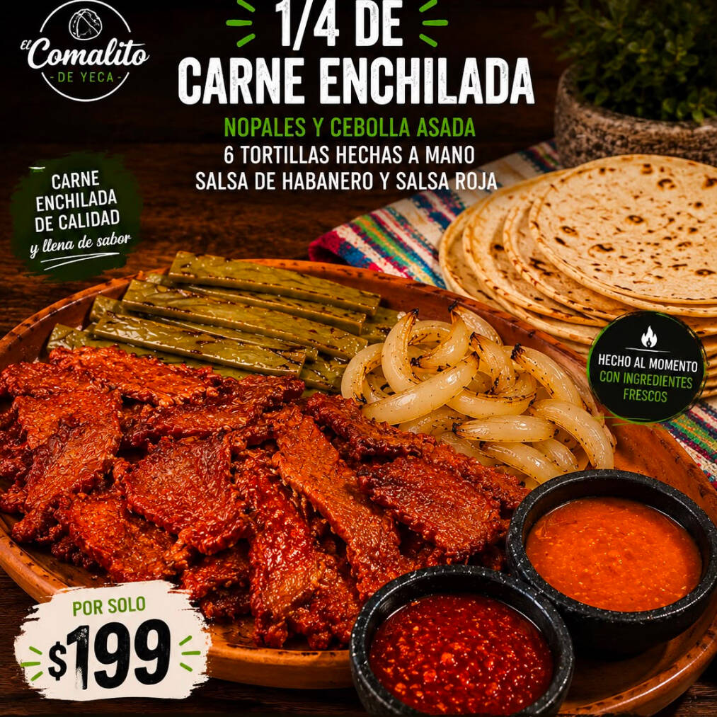 250 Gr de Carne Enchilada