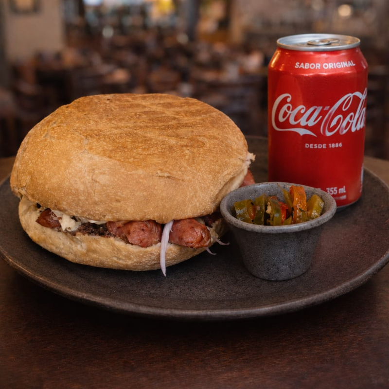 TORTA DE SALCHICHA+COCA COLA 355ML